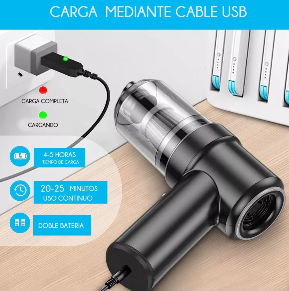 Aspiradora Inalámbrica Auto - Hogar