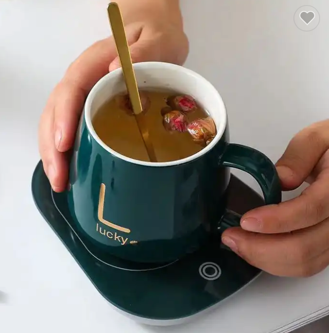 Taza con Calentador Eléctrico