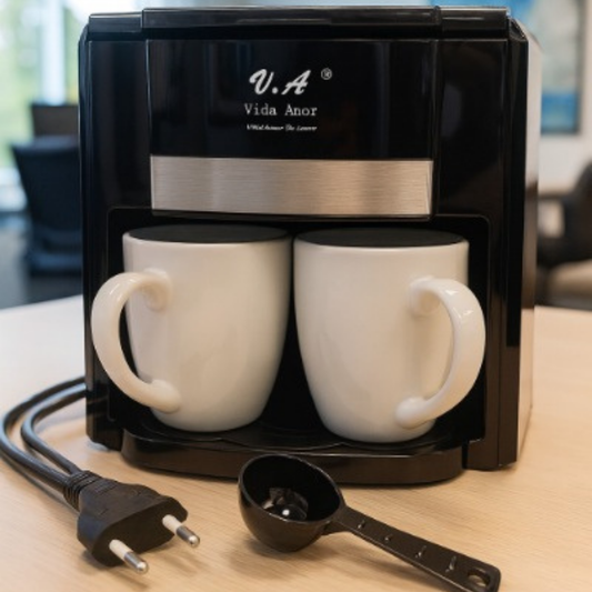 CAFETERA ELÉCTRICA AUTOMÁTICA PARA 2 TAZAS